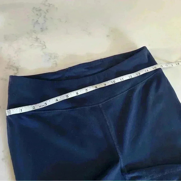 J.Crew High-Rise 7/8 Leggings in Signature Flex Navy Blue Size Large- B32 - Picture 9 of 12